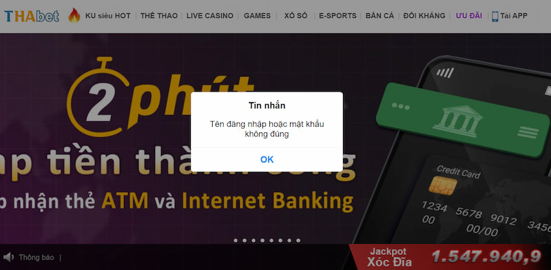 Thabet đăng nhập: Hướng dẫn thành viên cách truy cập siêu dễ 3 Tại sao trình Thabet đăng nhập bị lỗi